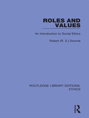 cover image of Roles and Values